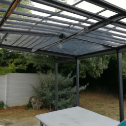 Aménagement de pergola avec fermeture loggia en PVC Arcachon